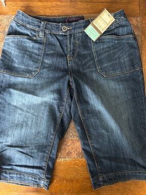 Sonoma Women’s Dark Blue Relaxed Denim Skimmer Shorts